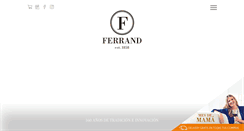 Desktop Screenshot of ferrand.com.pe